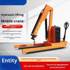 2 Ton penuh listrik derek teleskopik 24V Truck-mount lipat hidrolik mengangkat kerekan kabel logam baru Sling ponsel kecil - Product Image 5