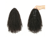 Nouvelle Collection Europe, Amérique & Afrique : Extensions de Cheveux Blondes à Pince, Cheveux Indiens Remy, Queue de Cheval, Marque LIANZHU, Longueur 8-30 pouces, 100g, Installation Facile