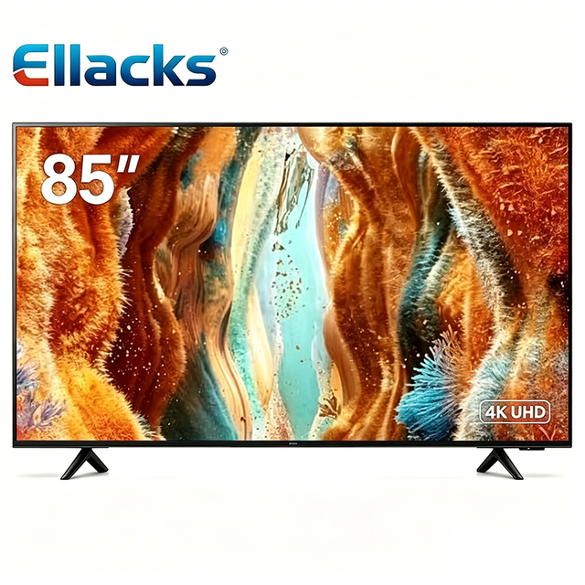 Big Screen Borderless 85 Inches QLED LED Backlight 4K UHD WIFI Smart TV Multi-language Android 120Hz Cinema Game