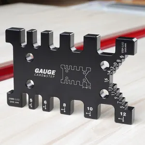 Aluminum Alloy Woodworking Mortise And Tenon Gauge Practical Woodworking Auxiliary Tool to Assist Measurement