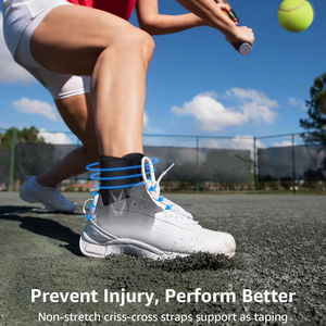 FSPG tali penyangga pergelangan kaki kuat dapat diatur antilembap untuk pelindung nyeri ligamen Tendonitis pergelangan kaki terkilir - Product Image 6