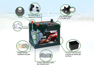 Nouvelle batterie 12V pour voiture, batterie au plomb-acide 60Ah, norme JIS, batterie de démarrage automobile de qualité supérieure - Product Image 4