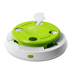 Jouet interactif automatique pour chat avec roue tournante et baguette de stimulation, jouet d'exercice durable en ABS pour chats d'intérieur - Product Image 5