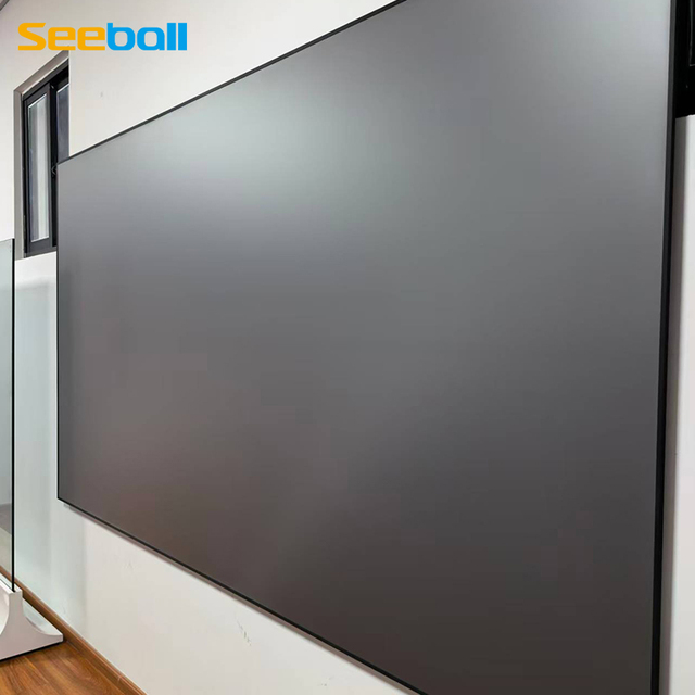 120 Inch ALR Fresnel 16:9 Projection Screen with Frame for Electric Long Throw Projector Theater 3D 4K Cinemas