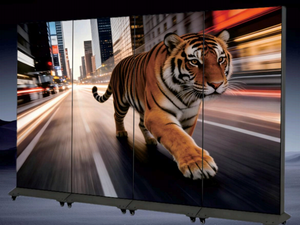 Afficheur LED pliable HD P1.86 3840Hz à haute fréquence de rafraîchissement, télécommande Cloud, bannière LED verticale pour galerie, hôtel, événement, location - Product Image 4