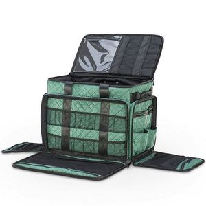 BSCI factory Large Rolling <b>Sewing</b> <b>Machine</b> Storage Tote with Pockets - Product Image 3