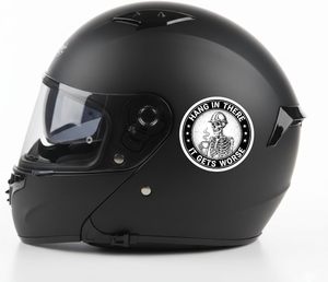 Autocollants « Attendez, ce va s'aggraver », citations amusantes sur le thème des squelettes, autocollants en vinyle imperméables pour bouteilles, tasses, ordinateurs portables et casques - Product Image 3