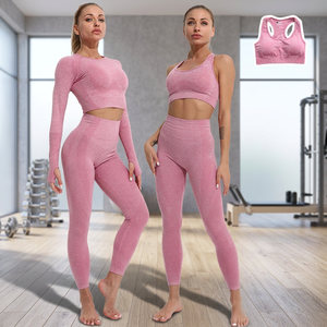 ENROBE APPAREL Conjunto de 2 Piezas de Shorts de Yoga de Cintura Alta para Mujer, Transpirables, Venta Directa de Fábrica, Buena Calidad, Sin Costuras, para Fitness - Product Image 3