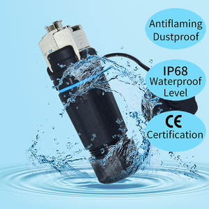 YXY IP68 <span class=keywords><strong>RJ45</strong></span> CAT6 blindé Femelle à montage sur Panneau Connecteur rapide Étanche sans fil de liaison - Product Image 2