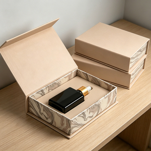 Printed Flip-Top Packaging <b>Gift</b> <b>Box</b> <b>Magnetic</b> Closure for Skincare Products Essential Oils Recycled Materials Customizable - Product Image 5