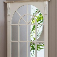 Miroir mural décoratif moderne, arc décoratif pour la maison, fenêtre encadrée, Style campagnard