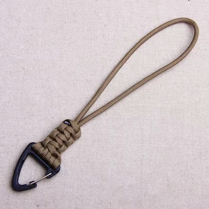 Cordon de parachute en nylon, mini-tresse durable pour la survie d'urgence et l'autodéfense, porte-clés pour la chasse en extérieur - Product Image 5