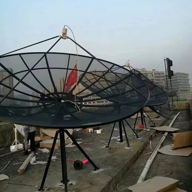 High Quality Waterproof C/Ku Band 3ft/6ft/7ft/8ft/10ft/12ft/15ft/20ft Aluminum Mesh Satellite Dish Antenna