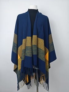 <strong>Traditional</strong> Polyester <strong>Scarf</strong> <strong>Shawl</strong> Women's Jacquard Cashmere <strong>Shawl</strong> Warm Jacquard Floral Design Autumn Polyester Winter Wrap Logo - Product Image 3