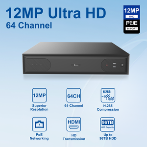 12MP 64CH Pro NVR AI Videoanalyse 8 SATA bis zu 192TB 384Mbps Ein-/Ausgang H.265 <span class=keywords><strong>Anpviz</strong></span> - Product Image 3