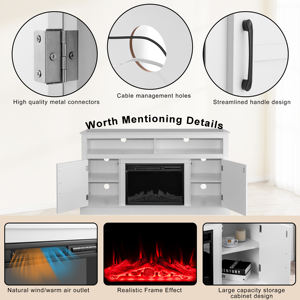 सी \ एमएम \ रोज मल्टी कलर सिमुलेशन लौ 2 डी वास्तविक लौ सजावटी इलेक्ट्रिक फायरप्लेस एम्बेडेड इलेक्ट्रिक फायरप्लेस - Product Image 2