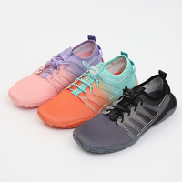 Chaussures d'eau pour enfants unisexes, dessus en maille respirante, séchage rapide, antidérapantes, pour la plage et la plongée en apnée