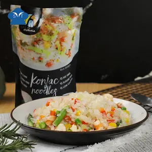 Etiqueta privada hethstia marcas de arroz instantâneas a granel do arroz konjac