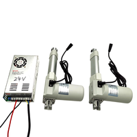 Actionneur linéaire électrique solaire robuste 100 mm 4000N DC 12V, actionneur 24V