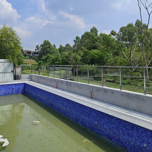 ราวระเบียง<span class=keywords><strong>อลู</strong></span><span class=keywords><strong>มิ</strong></span><span class=keywords><strong>เนียม</strong></span>แบบเป็นช่องตัว U ราวบันไดแบบไร้กรอบสีเทา - Product Image 4