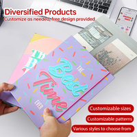 Productos de Archivo Personalizados Tamaño A4 con Cierre, Bolsa de Plástico para Documentos, Carpeta de Cuero, Portafolio, Bolsillo, Carpetas de Archivo de PP, Carpeta de Papel PU