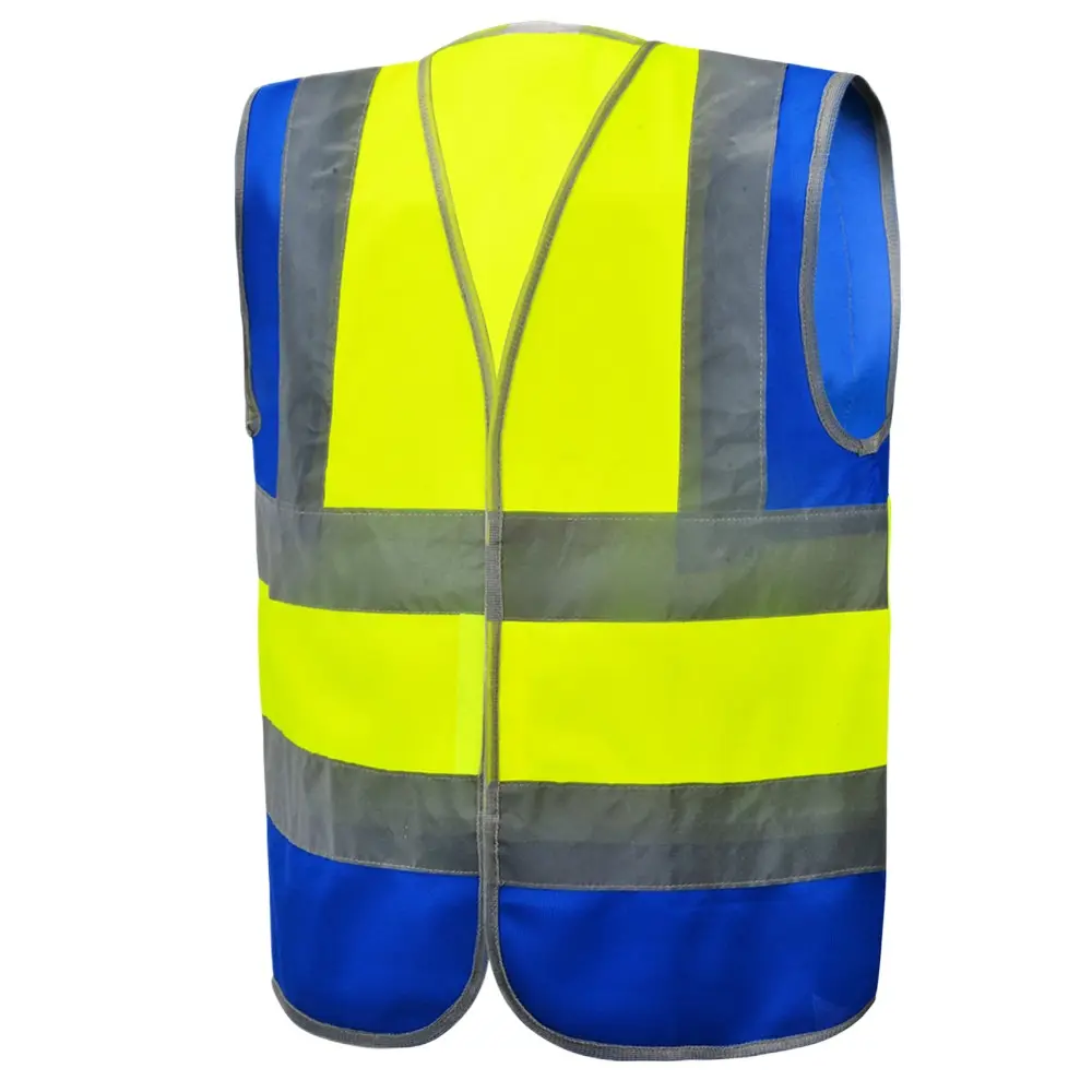 Gilet di sicurezza camicia riflettente per bambini HBC CE EN1150 scollo a v gilet riflettente per bambini