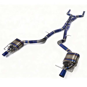 Mercedes-<span class=keywords><strong>AMG</strong></span> GT63 (X290) Échappement modifié de luxe en titane, section intermédiaire-arrière, soupape à commande intelligente, finition <span class=keywords><strong>bleu</strong></span> brûlé - Product Image 5