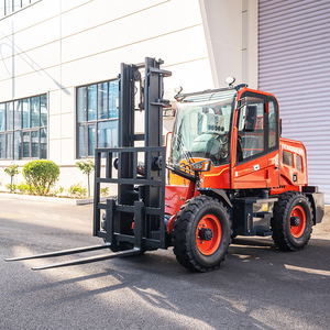 Miễn phí vận chuyển 3.5 tấn 4WD CE/EPA/Euro 5 Propane xe nâng xe tải nhiệm vụ nặng nề động cơ diesel bên thay đổi tất cả các địa hình gồ ghề Xe nâng hàng - Product Image 1