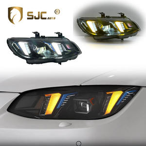 BMW 3 serisi E92 E93 için SJC oto yeni tasarım LCI farlar 10-13 yükseltme yılan göz tarzı ön lambalar aydınlatma sistemi araba parçaları - Product Image 1