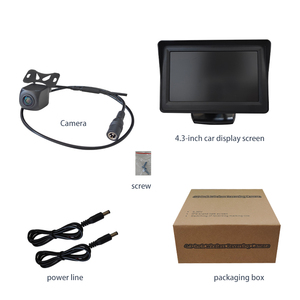 Vista trasera de coche inalámbrica HD visión nocturna IP68 cámara de respaldo impermeable para coche <span class=keywords><strong>Monitor</strong></span> de coche de 4,3 pulgadas - Product Image 6