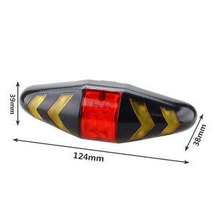 Lampe de sécurité intelligente pour vélo, télécommande sans fil, LED ultra-lumineuse, balise d'avertissement rechargeable pour vélo de montagne et de course - Product Image 2