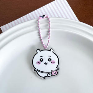 Llavero de Chiikawa Uzachiqiyikawa Kawa con Ocho Cuentas Pequeñas, Colgante de Dibujos Animados, Anillo para Llaves - Product Image 4