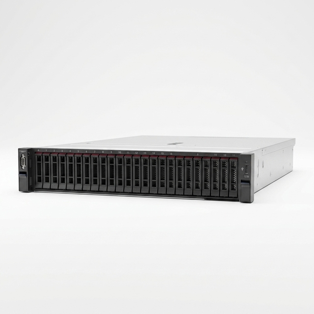 SR655 V3 2U Rackmount Server Support up to 1 5TB DDR5 Memory for AI Inference VDI Database Storage Ready to Ship