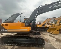 Excavatrice sur chenilles Hyundai 225LC-9S d'occasion, modèle coréen d'origine Robex 225LC-9S, pour travaux de terrassement 225