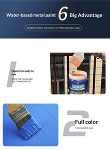 <span class=keywords><strong>Peinture</strong></span> alkyde antirouille à séchage rapide, forte adhérence, durabilité extérieure pour revêtement métallique industriel, couleurs personnalisées pour l'acier - Product Image 5
