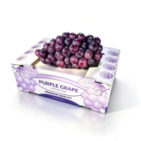 Boîte en plastique PP imperméable personnalisée, boîte creuse pour le stockage des fruits (pommes, noix de coco), emballage pour légumes, boîte en plastique