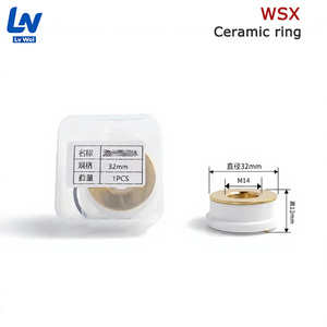 LVWEI D28 D32 Anillo <span class=keywords><strong>Láser</strong></span> Cerámico <span class=keywords><strong>de</strong></span> Alta Potencia para <span class=keywords><strong>Soldadura</strong></span> y Corte, Boquilla para <span class=keywords><strong>Equipo</strong></span> <span class=keywords><strong>Láser</strong></span> <span class=keywords><strong>de</strong></span> Fibra 1064nm, <span class=keywords><strong>Precio</strong></span> Competitivo - Product Image 4