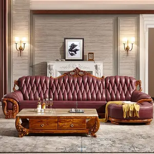 豪华乌木实木雕刻沙发客厅家具现代转角沙发