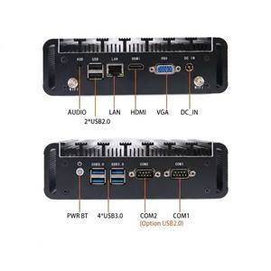 Nuevo Precio al por Mayor, PC Industrial Integrado Personalizable DDR3 Gigabit LAN 6 USB de 5.ª Generación I3 5005U sin Ventilador para Fábrica Inteligente EPCE-H - Product Image 4