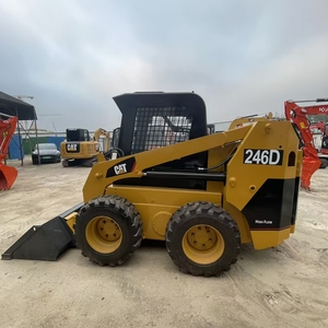 Used Caterpillar 246D Skid Steer Loader mini <b>wheel</b> Loader used for Farm Landscaping Yard Cleaning and <b>Small</b> Project Use - Product Image 4