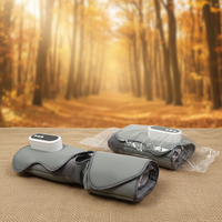 Nouvel appareil de massage des jambes avec chaleur et compression d'air pour soulager la douleur, bottes de massage des cuisses à air comprimé