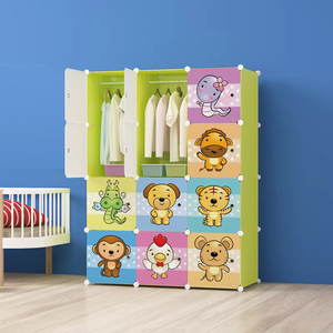 <span class=keywords><strong>2025</strong></span> Phong Cách Mới Dễ Dàng Để Làm Sạch Gấp Lắp Ráp Nhựa Vật Liệu Di Động Cube Tủ Quần Áo Tủ Quần Áo Tổ Chức - Product Image 2