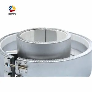 220v Electric Barrel Ceramic Band Heater Ceramic Heating Ring For Plastic Recycling Machine