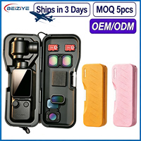 Étui de transport pour caméra DJI Pocket 4/3, boîte de rangement, étui de protection, coque rigide en ABS, étui portable à couverture complète pour caméra d'action