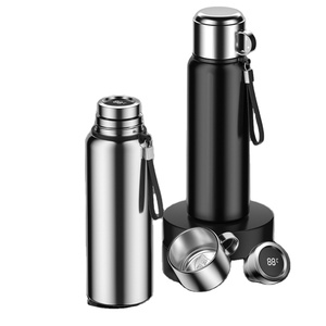 800ml <span class=keywords><strong>1000ml</strong></span> 1500ml Botella de Infusor de aislamiento térmico Termo Botella de agua inteligente con recordatorio para beber agua - Product Image 1