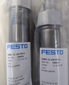 กระบอกลมแบบกลม รุ่น DSNU ซีรีส์ DSNU-12-10-P-A DSNU-12-25-P-A DSNU-12-40-P-A ของแท้จาก Festo - Product Image 1
