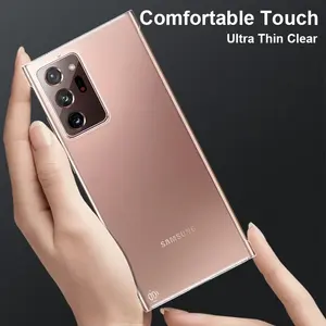 <span class=keywords><strong>Coque</strong></span> de téléphone transparente sans cadre mince en plastique couverture arrière rigide pour <span class=keywords><strong>Samsung</strong></span> Galaxy S23 S22 S21 S20 FE <span class=keywords><strong>S10</strong></span> S9 Note 10 <span class=keywords><strong>Plus</strong></span> 20 Ultra mince - Product Image 2