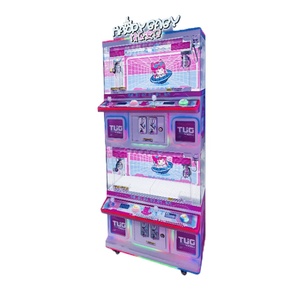 เครื่องเกมคีบตุ๊กตาโลหะแบบขายส่งสำหรับ 4 คน เครื่องคีบตุ๊กตาหลายหัวคีบ พร้อมพวงกุญแจของขวัญ - Product Image 1
