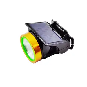 新设计3 w锂电池野营头灯usb发光二极管充电头灯c型太阳能发光二极管头灯