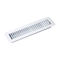 Grille de ventilation moderne et durable en acier plastifié avec revêtement en poudre, diffuseur de sol, sortie d'air pour système HVAC, extérieur, bureau, sous-sol